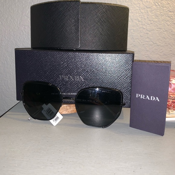 Prada cat eye polarized sunglasses main image 7